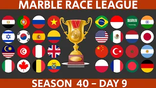 Marble Race League Season 40 DAY 9 Marble Race in Algodoo