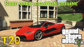 Rare Cars Location Gta 5 Offline / Progen T20 Location Gta 5 Story Mode