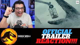 JURASSIC WORLD: DOMINION OFFICIAL TRAILER REACTION!!! ( Jurassic World 3 | Jurassic Park )