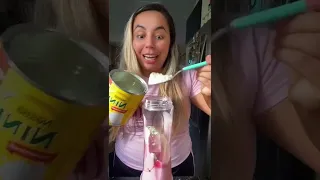 INCRÍVEL 🤩 Receita de Milkshake de Nesquik com Iogurte