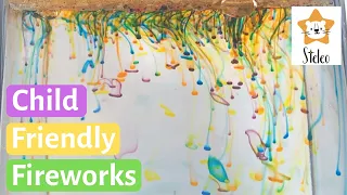 Underwater Fireworks | Oil and Water Experiment with Food Colouring