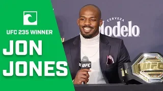 Jon Jones on Anthony Smith Victory, Almost Being DQ'ed & Potential Thiago Santos Fight