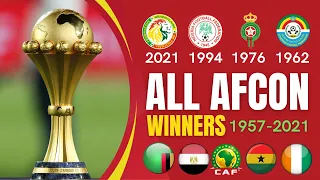 ALL AFCON FINALS / WINNERS 1957-2021 | Africa Cup of Nations Champions List