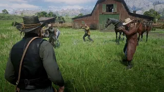 If You Act Normal After Commiting A Crime The Lawmen Will Let You Go (Emerald Ranch) - RDR2