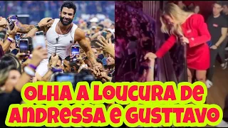 Olha a loucura de Gusttavo Lima e Andressa Suita no buteco São Paulo