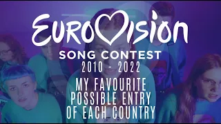 EUROVISION  2010 - 2022: MY FAVOURITE POSSIBLE ENTRY OF EACH COUNTRY