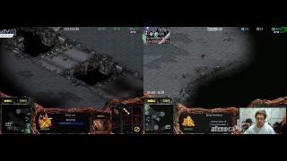 DUAL FPVOD: Jaedong vs Larva ZvZ @ Circuit Breaker #1 [2017-06-02]