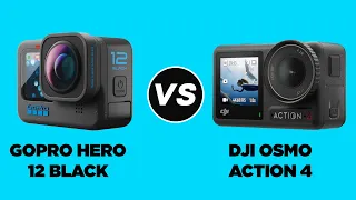 Gopro Hero 12 Black vs Dji Osmo Action 4