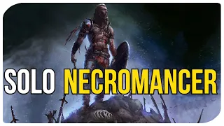 ESO SOLO PVE Necro Build - WITCH DOCTOR ☠ - Unique HYBRID 2h & Staff Solo Necromancer For ESO!!