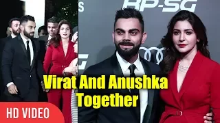 Cute Couple Virat Kohli And Anushka Sharma Together | Indian Sports Honours Awards 2017
