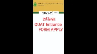 OUAT Entrance Form 2022-23 #ouat