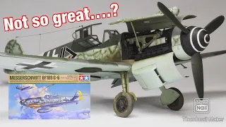 AMAZING model, NOT SO GREAT?....Tamiya 1/48 Messerschmitt BF109 G6, Full Build