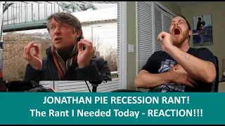 American Reacts to JONATHAN PIE Recession Hits.  REACTION