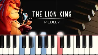 The Lion King Medley (MIDI + synthesia tutorial + piano sheets)