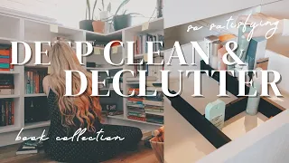 HUGE DECLUTTER & ORGANIZE WITH ME | Bathroom, Books, Makeup & Redecorating