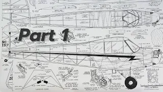 RC Piper Cub build DIY @INDIRC1