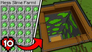 I Built a MEGA Slime Farm in Minecraft Hardcore (#10)