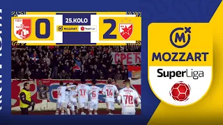 Mozzart Bet Super liga 2023/24 - 25.Kolo: RADNIČKI NIŠ – CRVENA ZVEZDA 0:2 (0:1)