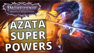 Azata Superpowers Pathfinder Wrath  of the Righteous Azata Mythic Path - Beta Phase 3