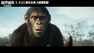 🦍猩球世代磅礴新篇章《#猩球崛起：#王國誕生》𝙄𝙈𝘼𝙓版預告 5.8 (三) 搶先全美大銀幕鉅獻