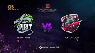 Team Spirit vs FlyToMoon, TI9 Qualifiers CIS, bo1 [Maelstorm & Smile]