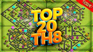 New BEST TH8 WAR/TROPHY Base Copy Link 2023 (Top20) Town Hall 8 Farm Loot Base (Clash of Clans)