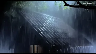 1 Jam Bersama Suara Hujan Dan Petir Pengantar Tidur, Tertidur Lebih Cepat Dan Lelap #rainsounds