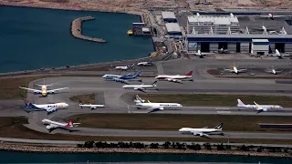 Hong Kong Airport Spotting with Air Traffic Control