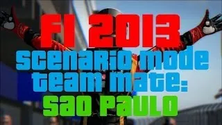 F1 2013 Scenario Mode - Team Mate 5 - Sao Paulo