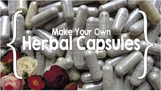 How to Make Herbal Capsules ║ Lower Bowel Formula │Healing at Home #4
