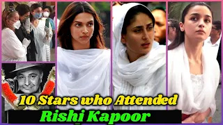 10 Bollywood Stars Who Attended Rishi Kapoor