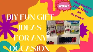 DIY FUN GIFT IDEAS FOR ANY OCCASION