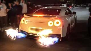 680BHP NISSAN R35 GT-R! - STAGE 4! - Flames, Accelerations  & Turbo Sounds!