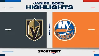 NHL Highlights | Golden Knights vs. Islanders - January 28, 2023