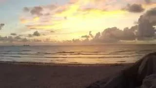 Timelapse sunrise over South Beach