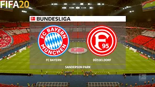 FIFA 20 | Bayern Munchen vs Fortuna Dusseldorf - Bundesliga - Full Match & Gameplay