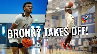 BRONNY JAMES JUST DUNKED EVERYTHING! Goes Off In First Sierra Canyon Scrimmage! FULL HIGHLIGHTS 🔥