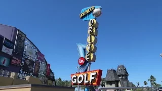 Playing Mini Golf At Universal Orlando CityWalk | Hollywood Drive In Mini Golf