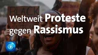 Weltweite Proteste gegen Rassismus und Polizeigewalt