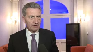 BusinessEurope Day 2015 - Interview of Commissionner Günther H. Oettinger