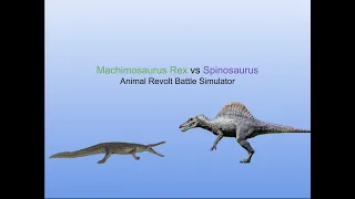 Spinosaurus Vs Machimosaurus Rex | Animal Revolt Battle Simulator