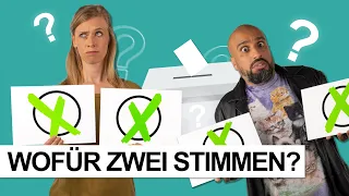 WOFÜR ZWEI STIMMEN? – So wählt ihr richtig!