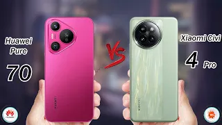 Huawei Pure 70 | Xiaomi Civi 4 Pro | VS | 2024 | Tag to Tech