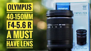 The Olympus 40-150mm f4-5.6 R zoom is a must have lens for Olympus photographers