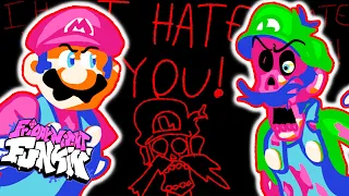 MARIO KILLS THE CRAP OUT OF LUIGI???? Dead Brotherhood (I Hate You FNF Mod)