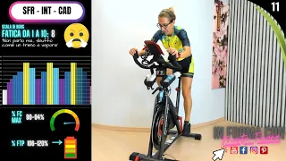 Indoor Cycling Live: SFR - INT - CAD // Allenamento per Ciclismo - Lezione Spinning 11