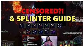 [PoE] Stream Highlights #507 - Censored?? (& Splinter guide)