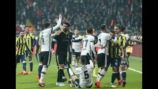 Beşiktaş - Fenerbahçe maçında kavga çıktı (RİCARDO QUARESMA)