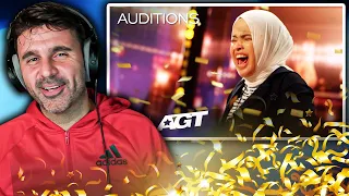 MUSIC DIRECTOR REACTS | Putri Ariani - GOLDEN BUZZER Auditions | AGT 2023