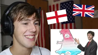 American Reacts to Jay Foreman - Where Is The North South Divide?